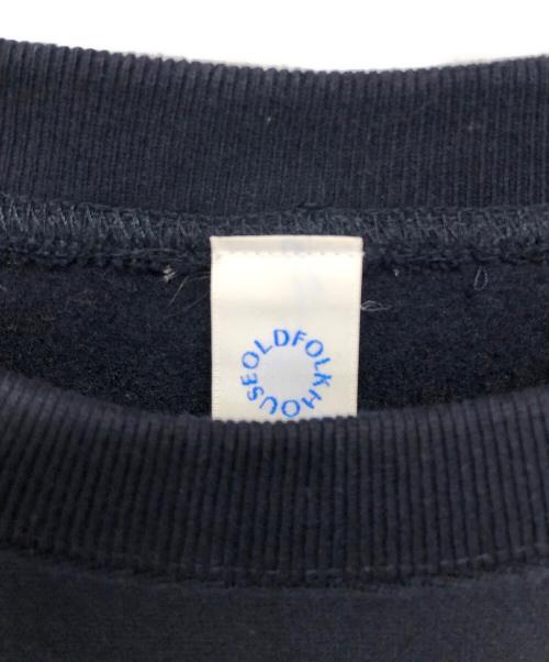 OLD FOLK HOUSE（オールドフォークハウス）OLD FOLK HOUSE (オールドフォークハウス) Circle Logo Studs Sweatshirt ネイビー サイズ:Mの古着・服飾アイテム