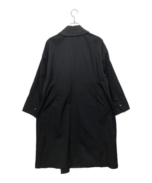 mizuiro-ind（ミズイロインド）mizuiro-ind (ミズイロインド) ワイドロングコート/wide long CT ブラック サイズ:Freeの古着・服飾アイテム