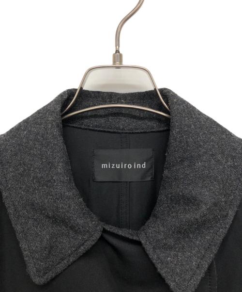 mizuiro-ind（ミズイロインド）mizuiro-ind (ミズイロインド) ワイドロングコート/wide long CT ブラック サイズ:Freeの古着・服飾アイテム