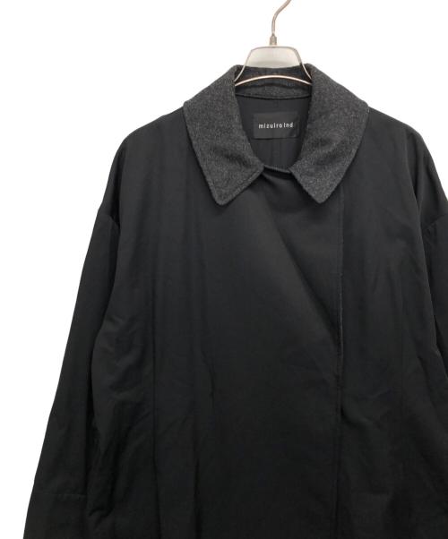 mizuiro-ind（ミズイロインド）mizuiro-ind (ミズイロインド) ワイドロングコート/wide long CT ブラック サイズ:Freeの古着・服飾アイテム