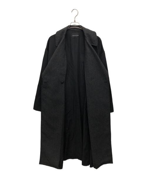 mizuiro-ind（ミズイロインド）mizuiro-ind (ミズイロインド) ワイドロングコート/wide long CT ブラック サイズ:Freeの古着・服飾アイテム