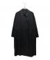 mizuiro-ind（ミズイロインド）の古着「ワイドロングコート/wide long CT」｜ブラック