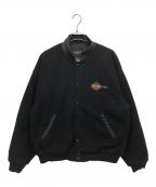 HARLEY-DAVIDSONハーレーダビッドソン）の古着「Ford F-150 ジャケット/スタジャン」｜ブラック