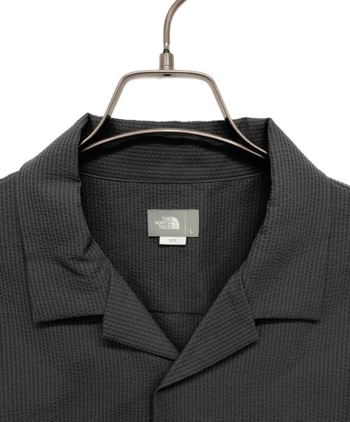 THE NORTH FACE（ザ ノース フェイス）THE NORTH FACE (ザ ノース フェイス) ショートスリーブシアサッカーベントメッシュシャツ グレー サイズ:Lの古着・服飾アイテム