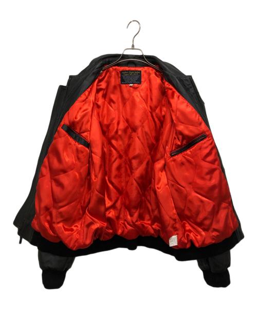 USED（ユーズド）USED (ユーズド) CWU-45/P型レザージャケット ブラック サイズ:Lの古着・服飾アイテム