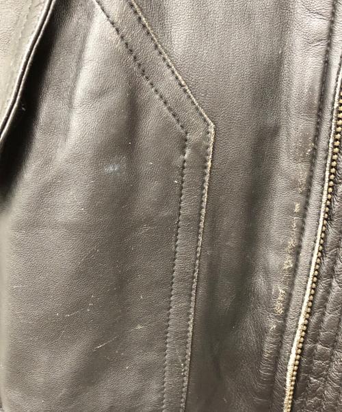 USED（ユーズド）USED (ユーズド) CWU-45/P型レザージャケット ブラック サイズ:Lの古着・服飾アイテム