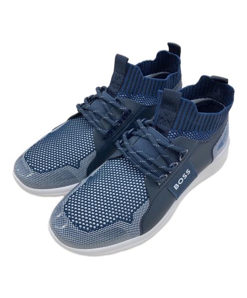 HUGO BOSS（ヒューゴ ボス）HUGO BOSS (ヒューゴ ボス) EXTREME RUN KNIT ネイビー サイズ:40の古着・服飾アイテム