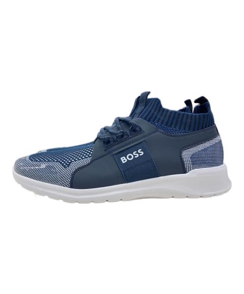 HUGO BOSS（ヒューゴ ボス）HUGO BOSS (ヒューゴ ボス) EXTREME RUN KNIT ネイビー サイズ:40の古着・服飾アイテム