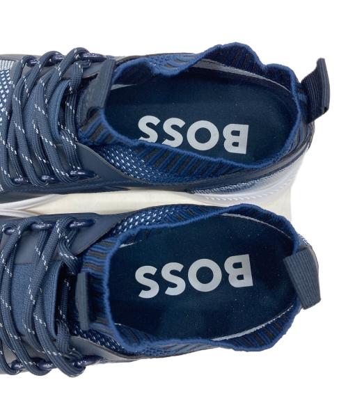 HUGO BOSS（ヒューゴ ボス）HUGO BOSS (ヒューゴ ボス) EXTREME RUN KNIT ネイビー サイズ:40の古着・服飾アイテム