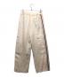 Coohem (コーヘン) ニットサイドラインリネンミックスパンツ ベージュ サイズ:M：5000円