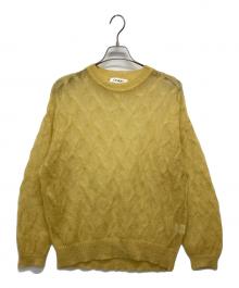 CEaRET（CEaRET）の古着「モヘア混ニット」｜イエロー