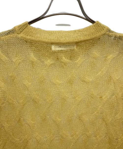 CEaRET（CEaRET）CEaRET (CEaRET) モヘア混ニット イエロー サイズ:2の古着・服飾アイテム