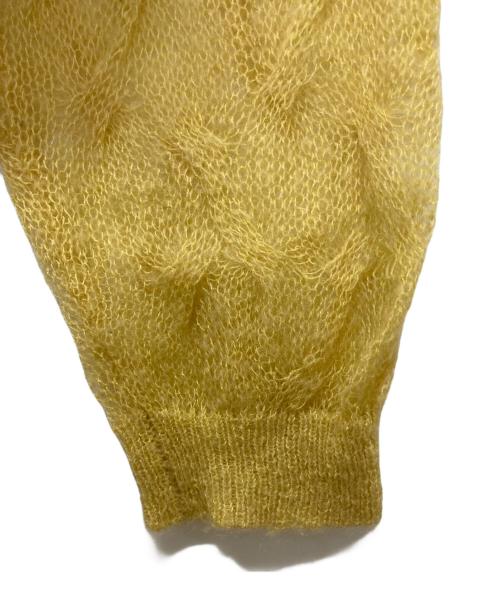 CEaRET（CEaRET）CEaRET (CEaRET) モヘア混ニット イエロー サイズ:2の古着・服飾アイテム