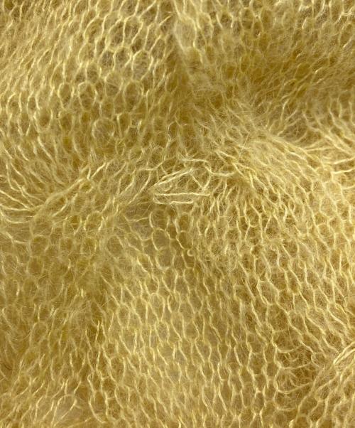 CEaRET（CEaRET）CEaRET (CEaRET) モヘア混ニット イエロー サイズ:2の古着・服飾アイテム