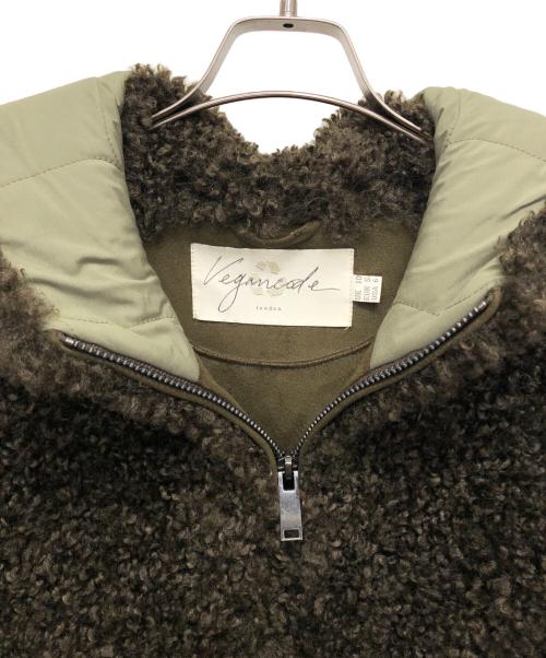 AP STUDIO（エーピーストゥディオ）AP STUDIO (エーピーストゥディオ) カーリーフーディブルゾン ブラウン サイズ:Sの古着・服飾アイテム