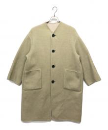 LE GLAZIK（ル グラジック）の古着「リバーシブルコート」｜アイボリー
