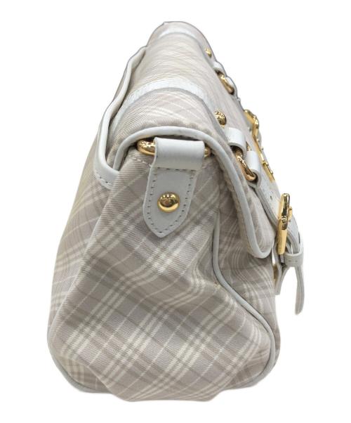 BLUE LABEL CRESTBRIDGE（ブルーレーベルクレストブリッジ）BLUE LABEL CRESTBRIDGE (ブルーレーベルクレストブリッジ) チェックショルダーバッグ ベージュ サイズ:表記無しの古着・服飾アイテム