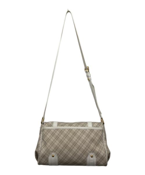 BLUE LABEL CRESTBRIDGE（ブルーレーベルクレストブリッジ）BLUE LABEL CRESTBRIDGE (ブルーレーベルクレストブリッジ) チェックショルダーバッグ ベージュ サイズ:表記無しの古着・服飾アイテム