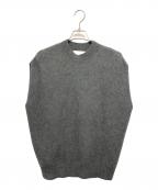 AP STUDIOエーピーストゥディオ）の古着「crew neck fur vest」｜グレー