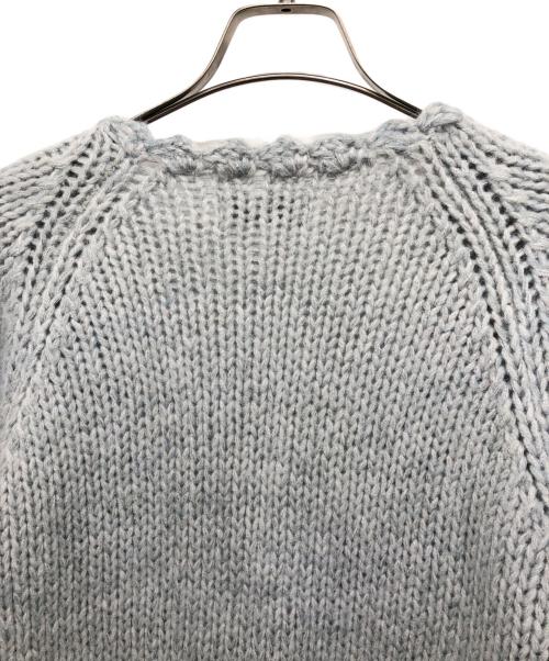 SLOBE IENA（スローブ イエナ）SLOBE IENA (スローブ イエナ) ラメVネックニット スカイブルー サイズ:不明の古着・服飾アイテム