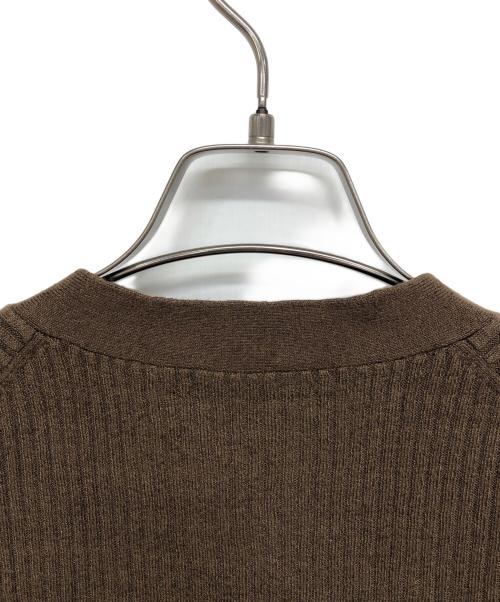 Spick and Span（スピック＆スパン）Spick and Span (スピックアンドスパン) リネンコットンリブニットベスト ブラウン サイズ:free 未使用品の古着・服飾アイテム