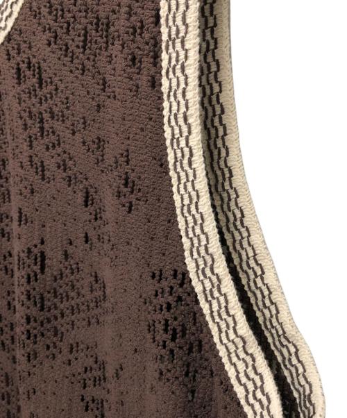 OAS（オーエーエス）OAS (オーエーエス) Astrea Orion Crochet Vest ブラウン サイズ:Mの古着・服飾アイテム