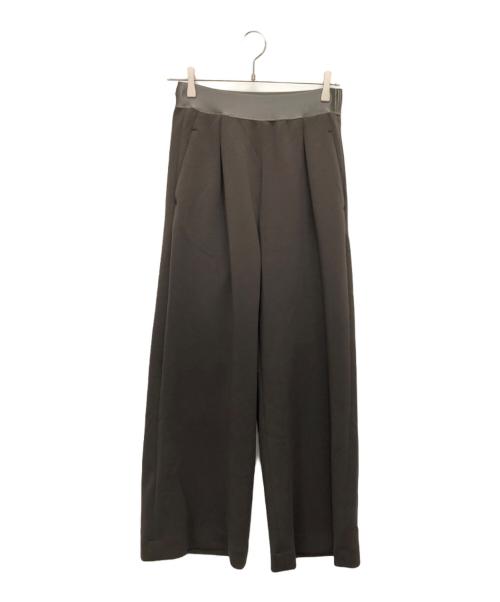 DEUXIEME CLASSE（ドゥーズィエム クラス）Deuxieme Classe (ドゥーズィエム クラス) dumblefit タックパンツ ブラウン サイズ:36の古着・服飾アイテム