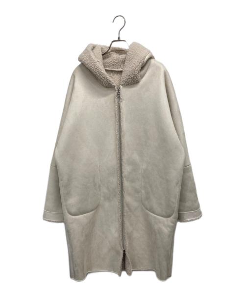 L'appartement（アパルトモン）L'appartement (アパルトモン) LOU ANDREA Fake Hood Coat アイボリー サイズ:Fの古着・服飾アイテム