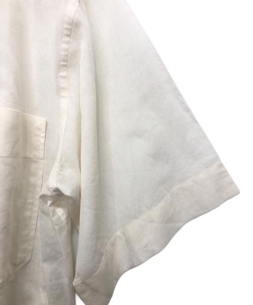 THE SHINZONE（ザ シンゾーン）THE SHINZONE (ザ シンゾーン) CROPPED SHEER SHIRTS ホワイト サイズ:F0の古着・服飾アイテム