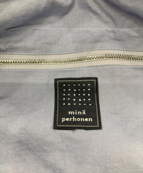 mina perhonen（ミナ ペルホネン）mina perhonen (ミナ ペルホネン) bowショルダーバッグ/リネンショルダーバッグ ネイビー サイズ:表記無しの古着・服飾アイテム