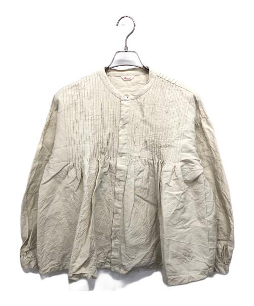 BROCANTE（ブロカント）Brocante (ブロカント) レトロリーニュシャツ ベージュ サイズ:2の古着・服飾アイテム