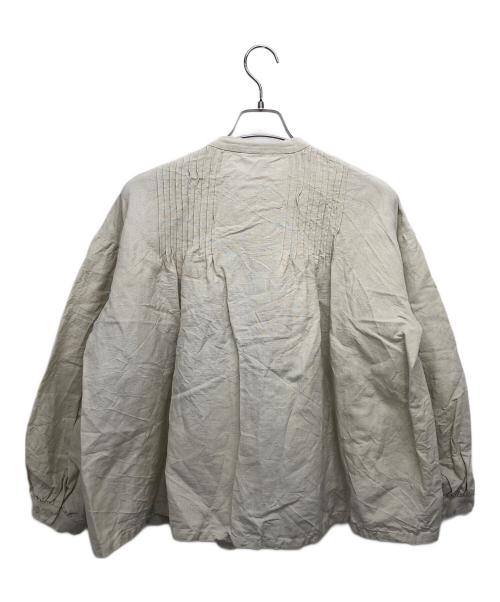 BROCANTE（ブロカント）Brocante (ブロカント) レトロリーニュシャツ ベージュ サイズ:2の古着・服飾アイテム