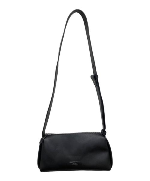 CHRISTIAN VILLA（クリスチャンヴィラ）CHRISTIAN VILLA (クリスチャンヴィラ) レザーワンショルダーバッグ ブラックの古着・服飾アイテム