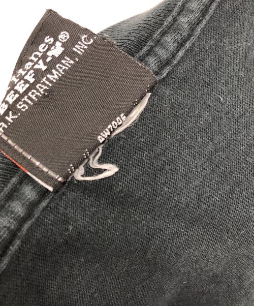 HARLEY-DAVIDSON（ハーレーダビッドソン）HARLEY-DAVIDSON (ハーレーダビッドソン) Hanes (ヘインズ) プリントTシャツ ブラック サイズ:表記無しの古着・服飾アイテム