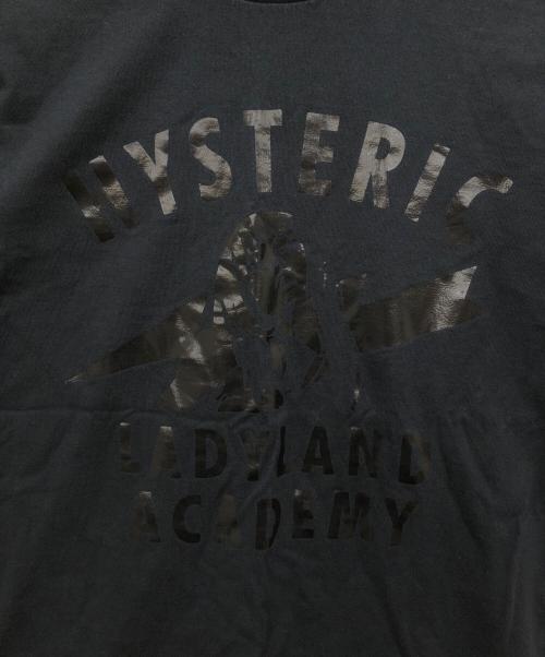 Hysteric Glamour（ヒステリックグラマー）Hysteric Glamour (ヒステリックグラマー) LADYLAND ACADEMYプリントTシャツ ブラック サイズ:Mの古着・服飾アイテム