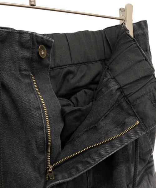 B.BALLSY（ボールジーブラザーズ）B.BALLSY (ボールジーブラザーズ) デニムカーゴパンツ ブラック サイズ:Fの古着・服飾アイテム