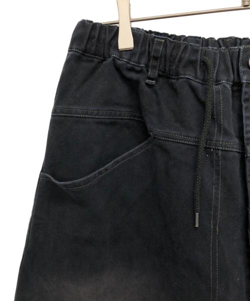 B.BALLSY（ボールジーブラザーズ）B.BALLSY (ボールジーブラザーズ) バギーデニムパンツ ブラック サイズ:Fの古着・服飾アイテム