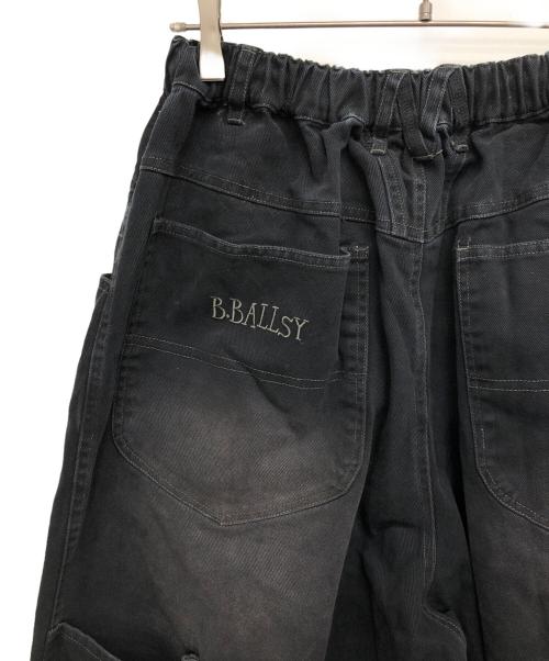 B.BALLSY（ボールジーブラザーズ）B.BALLSY (ボールジーブラザーズ) バギーデニムパンツ ブラック サイズ:Fの古着・服飾アイテム