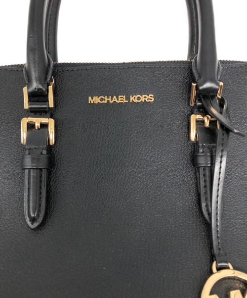 MICHAEL KORS（マイケル・コース）MICHAEL KORS (マイケルコース) ハンドバッグ ブラックの古着・服飾アイテム
