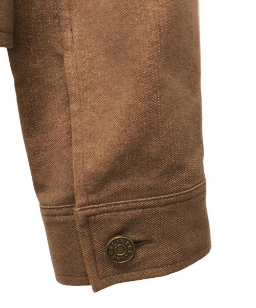 CELINE（セリーヌ）CELINE (セリーヌ) クロップドジャケット ブラウン サイズ:３８の古着・服飾アイテム