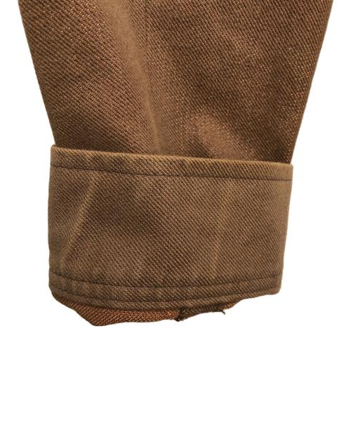 CELINE（セリーヌ）CELINE (セリーヌ) クロップドジャケット ブラウン サイズ:３８の古着・服飾アイテム