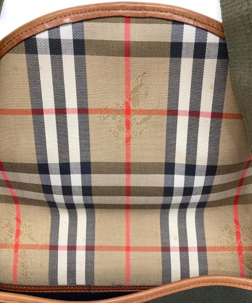 Burberry's（バーバリー）Burberry's (バーバリーズ) ショルダーバッグ グリーンの古着・服飾アイテム