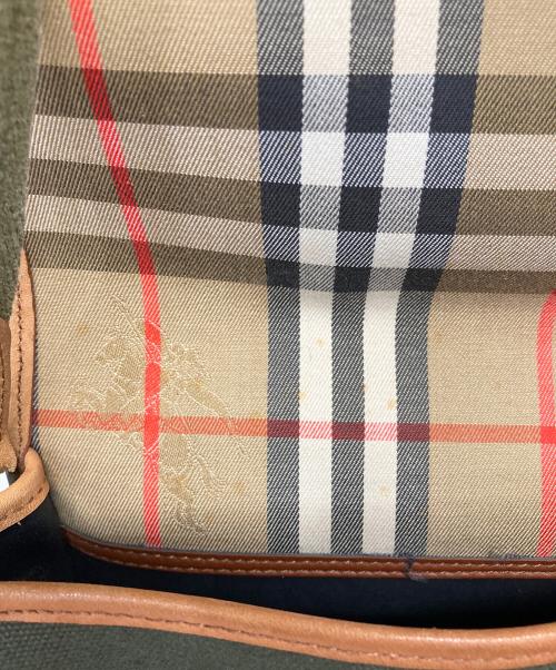Burberry's（バーバリー）Burberry's (バーバリーズ) ショルダーバッグ グリーンの古着・服飾アイテム