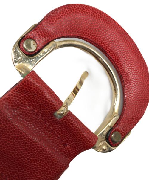 LOEWE（ロエベ）LOEWE (ロエベ) ベルト レッドの古着・服飾アイテム