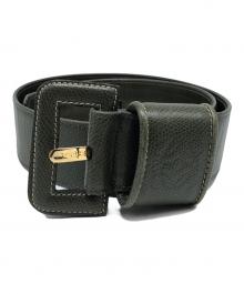 LOEWE（ロエベ）の古着「ベルト」｜グリーン