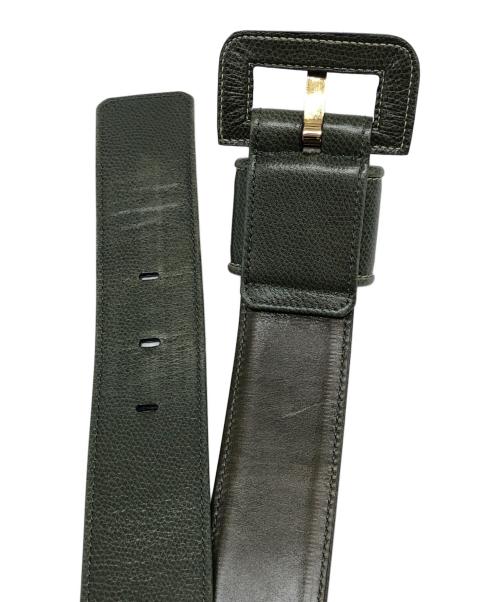 LOEWE（ロエベ）LOEWE (ロエベ) ベルト グリーン サイズ:70の古着・服飾アイテム
