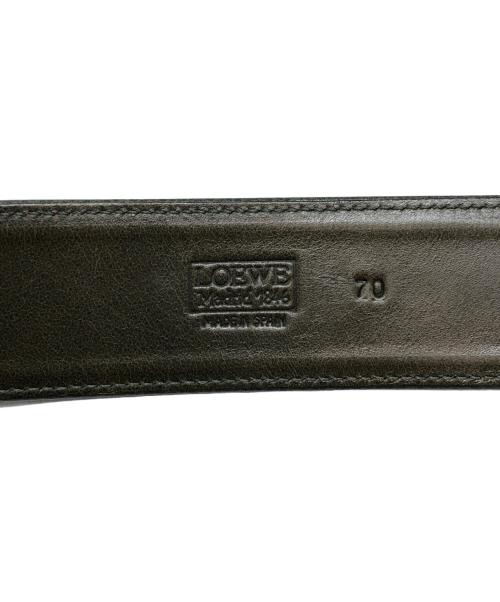 LOEWE（ロエベ）LOEWE (ロエベ) ベルト グリーン サイズ:70の古着・服飾アイテム
