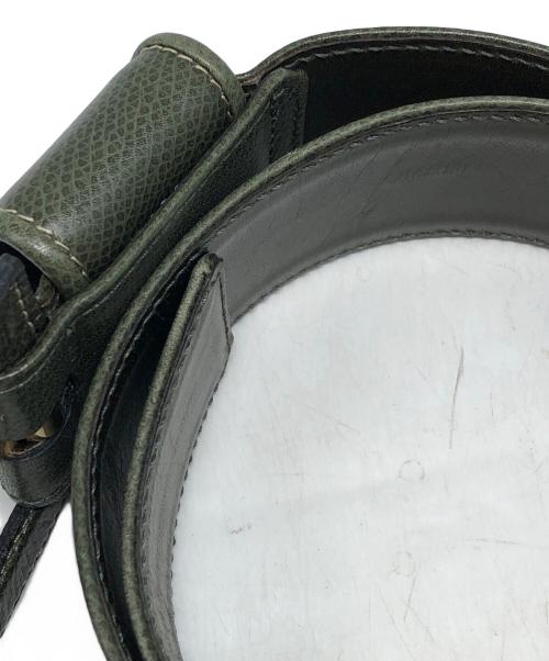 LOEWE（ロエベ）LOEWE (ロエベ) ベルト グリーン サイズ:70の古着・服飾アイテム