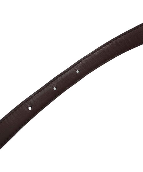 GUCCI（グッチ）GUCCI (グッチ) クロコダイルベルト ブラウン サイズ:70・28の古着・服飾アイテム