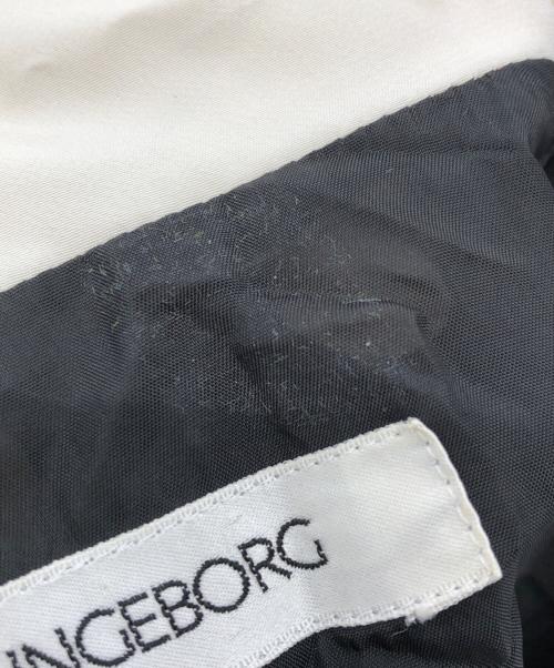 INGEBORG（インゲボルグ）INGEBORG (インゲボルグ) 金釦ドットAラインワンピース ブラック サイズ:表記無しの古着・服飾アイテム